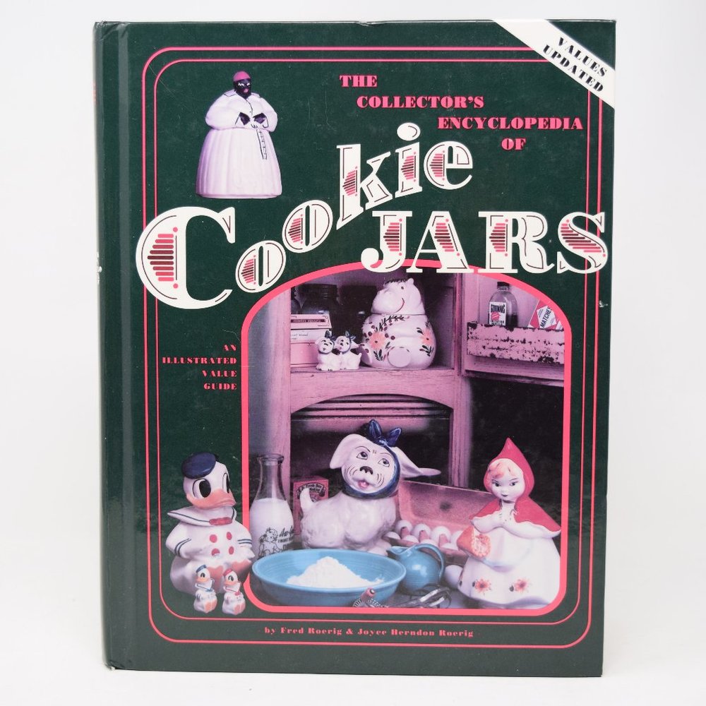 1993 Collectors Encyclopedia of Cookie Jars Illustrated Value Guide Roerig HC